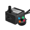 180L/H 2.5W مضخة مياه غاطسة مع 4 LED LED LED هادئ للغاية لخزان السمك أحواض البوند