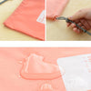 4pcs/lot Set Travel Storage Bag Waterproof Nylon Drawstring Pouch Men and Women Folding Clothes Classified Organizers Packing Shoes Luggage Bags (Yellow)