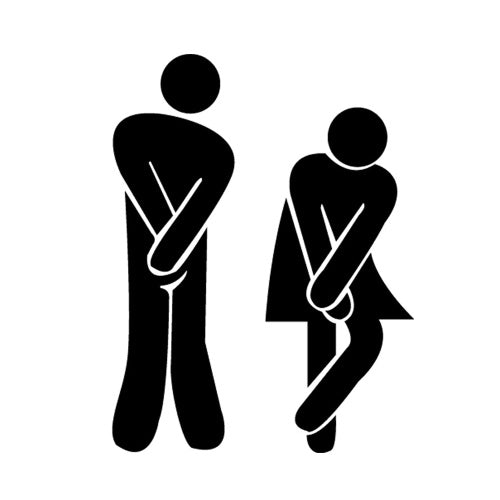 مريحة 3D المرحاض مرحاض رجل وامرأة مرآة الجدار ملصق DIY PET المنزل ملصقات الديكور القابلة للإزالة