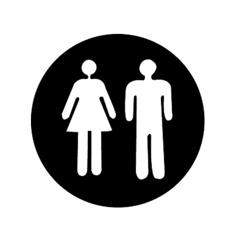 مريحة 3D المرحاض مرحاض رجل وامرأة مرآة الجدار ملصق DIY PET المنزل ملصقات الديكور القابلة للإزالة