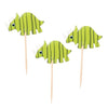 24 Pieces Lovely Dinosaur Cake Topper