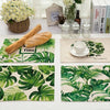 Green Plant Printed Polyester Placemat