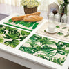 Green Plant Printed Polyester Placemat