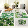 Green Plant Printed Polyester Placemat