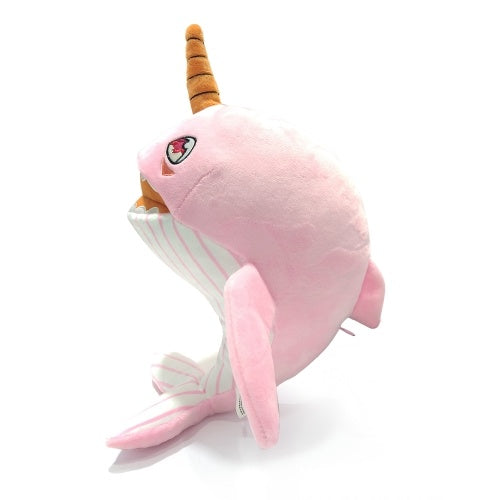 Narwhals محشوة طفل سمك القرش الفخم مع موسيقى لطيفة
