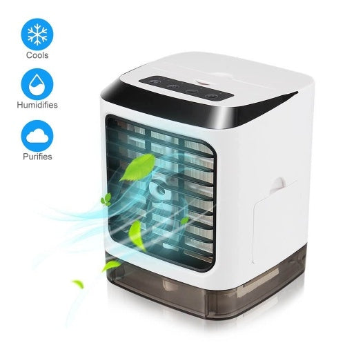 Mini Air Conditioner Desktop Air Cooler Humidifier