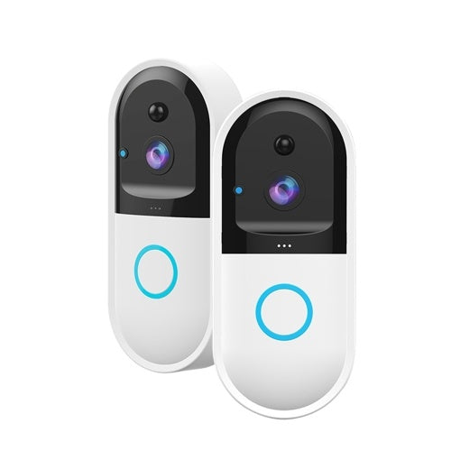 WiFi Video DoorBell Wireless Home Security Camera HD 720P Visual Real-time Intercom Video Bell with  166 Degree Lens
