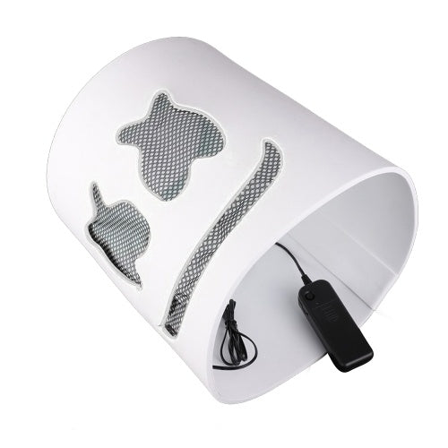 قناع خوذة EVA Marshmello سلك LED قناع تنكري