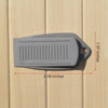 Door Stopper Wall Door Blocker Wedge Children Kids Protector Decorative Security Flexible PVC Stops White