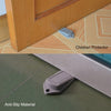 Door Stopper Wall Door Blocker Wedge Children Kids Protector Decorative Security Flexible PVC Stops White