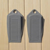 Door Stopper Wall Door Blocker Wedge Children Kids Protector Decorative Security Flexible PVC Stops White