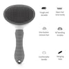 Pets Dogs Grooming Brush Hair Remover Shedding Grooming Tools for Dogs One-button Remove Hair