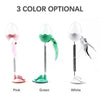 Pet Cat Treat Food Dispenser Ball Toy Interactive Treat Cat Toys Activity Snackball with LED Light Feather Bell