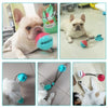 Pet Dog Molar Lite Toy Toy Dog Rope سحب لعبة تفاعلية لموزع الطعام مع جرس كوب شفط لسحب تنظيف الأسنان