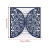 10pcs Pearl Paper Floral Invitation Cards