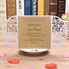 10pcs Pearl Paper Floral Invitation Cards