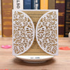 10pcs Pearl Paper Floral Invitation Cards