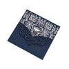 10pcs Pearl Paper Floral Invitation Cards