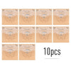 10pcs Pearl Paper Floral Invitation Cards