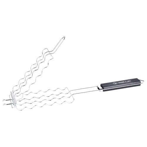 سلة شواء هوت دوج سلة الشواء غير لاصقة السلة الشاقة في الهواء الطلق أدوات رف شواء سلة لحوم الخضروات