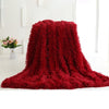 Long Fur Throw Blanket Super Soft Long Shaggy Faux Fur