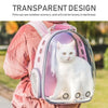 Pet Dog Transparent Backpack Carrier Travel Bag Designed for Travel Hiking Walking Outdoor Use