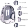 Pet Dog Transparent Backpack Carrier Travel Bag Designed for Travel Hiking Walking Outdoor Use