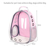 Pet Dog Transparent Backpack Carrier Travel Bag Designed for Travel Hiking Walking Outdoor Use