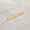 Household Metal Wire Basket Bin Storage Organizer