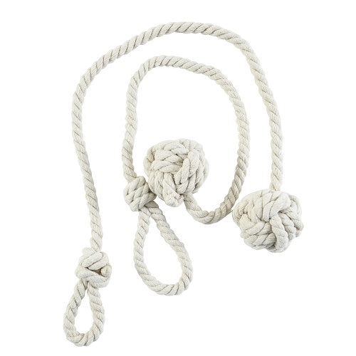 1PAIR CURTINE TIEBACKS ROPE