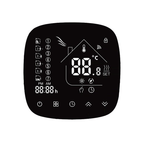 Wifi Thermostat with Touchscreen LCD Display
