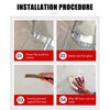 Towel Bar With Hook 2-Bars Arms Bath Towel Clothes Hanger