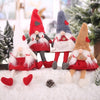 Christmas Faceless Doll Ornament Cute Cartoon Long Legs