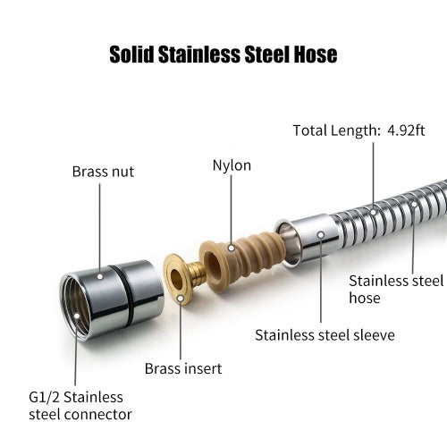 Handheld Shower Head 3 Spray Settings