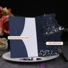 10pcs Blue Laser Cut Invitation Cards Invitation Holders Greeting Card Wedding  Anniversary Birthday Party Supplies