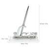 Wedding Signing Pen Plated Metal Love Holder Party Pen Set Wedding Bridal Engagement Decoration Supplies (Silver)