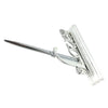 Wedding Signing Pen Plated Metal Love Holder Party Pen Set Wedding Bridal Engagement Decoration Supplies (Silver)