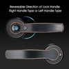 Intelligent Fingerprint Lock Set Keyless Door Lever Electronic Biometric Anti-Theft Hardware Door Locks with Deadbolt