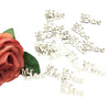 20Pcs Mr & Mrs Pattern Decoration Slices DIY Accessories for Handmade Wooden House Wood Craft Scrapbook Embellishment