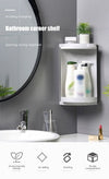 No Drilling 360 Degree Rotating Corner Shelf