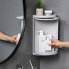 No Drilling 360 Degree Rotating Corner Shelf