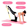 Figure 8 Shape Resistance Band Bodybuilding Strength Training Exercise Resistance Pull Bands with Handle Stretch Fitness Yoga Equipment Tool