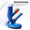 Swimming Pool Vacuum Head with Clip Handle Drawstring Bag Pool Flexible Cleaning Spray Brush