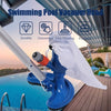Swimming Pool Vacuum Head with Clip Handle Drawstring Bag Pool Flexible Cleaning Spray Brush