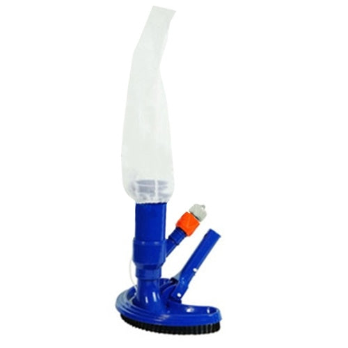 Swimming Pool Vacuum Head with Clip Handle Drawstring Bag Pool Flexible Cleaning Spray Brush