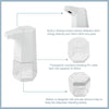 Automatic Spray Dispenser Touchless Hands-free Infrared Motion Sensor Hand Atomizer for Bathroom Home Office School