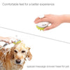 Pet Combing Shower Sprayer Water Sprinkler Brush for Dogs and Cats Handheld Grooming Shower Head with Soft Needles