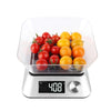 Food Scale with Bowl Digital Kitchen Scale 11lb/ 5kg High Precision Scale Backlight LCD Display Electric Weight for Cooking Baking