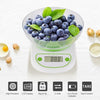 Food Scale with Bowl Digital Kitchen Scale 11lb/ 5kg High Precision Scale with LCD Display Electric Weight for Kitchen Cooking Baking