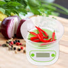 Food Scale with Bowl Digital Kitchen Scale 11lb/ 5kg High Precision Scale with LCD Display Electric Weight for Kitchen Cooking Baking